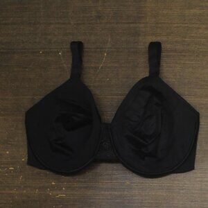 Vanity Fair Womens Beauty Back Smoothing Minimizer Bra Midnight Black 38DDD